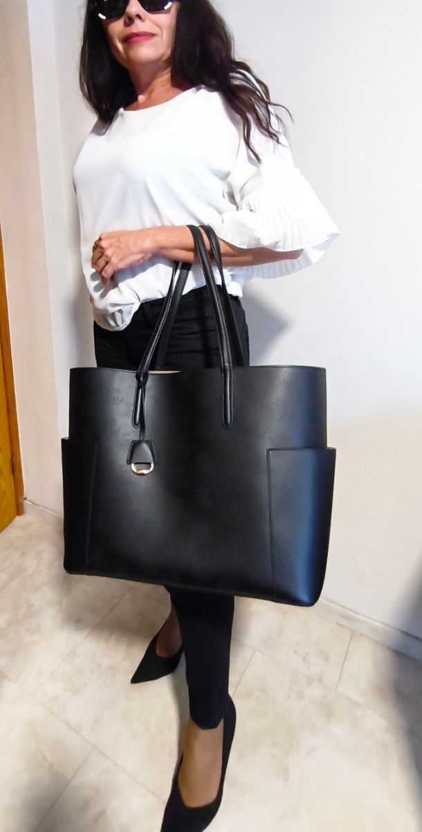 Bolso Ralph Lauren negro beige