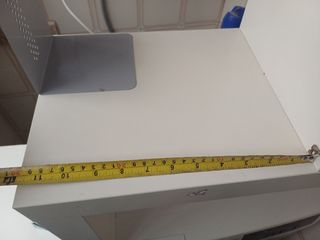 Estantería blanca de madera