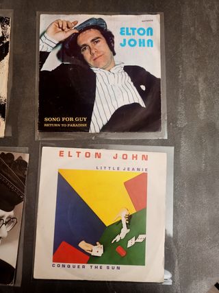 ELTON JOHN: lote 10 Singles vinilo