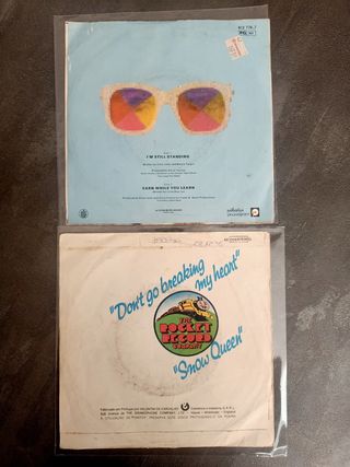 ELTON JOHN: lote 10 Singles vinilo