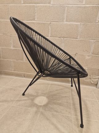 Silla Acapulco negra