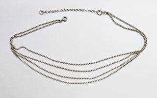 Gargantilla de bolitas de plata