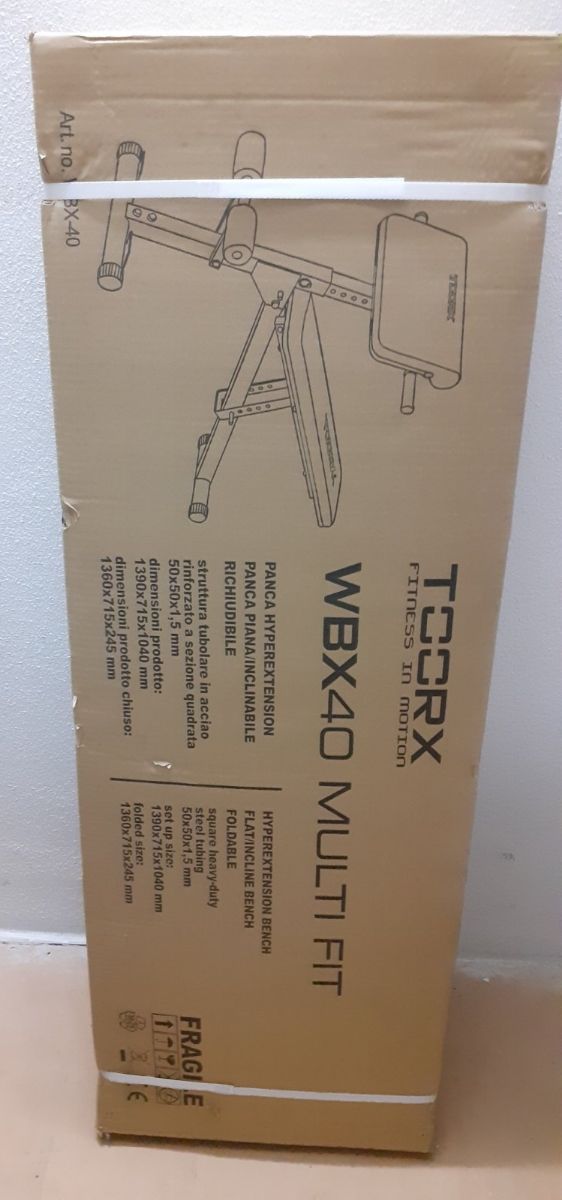 Panca fitness multifunzione WBX40