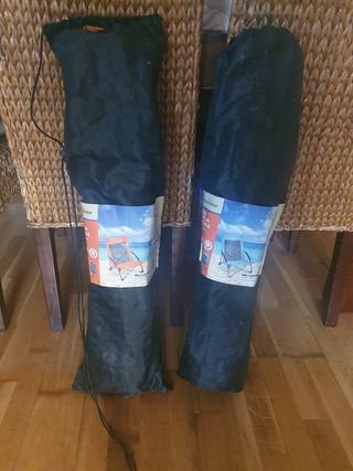 Sillas Tumbonas plegables playa piscina campo