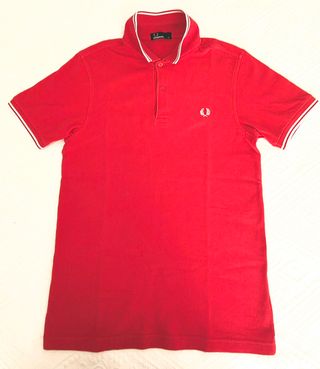 Polo Fred Perry rojo - Talla S