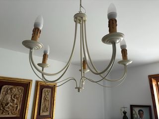 Lámpara Araña 5 brazos en perfcto estado.