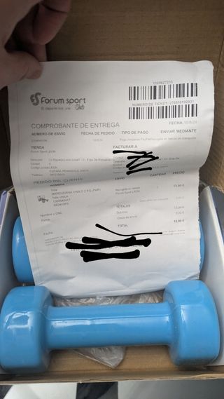 Mancuernas Softee 2kg Vinilo - Nuevas