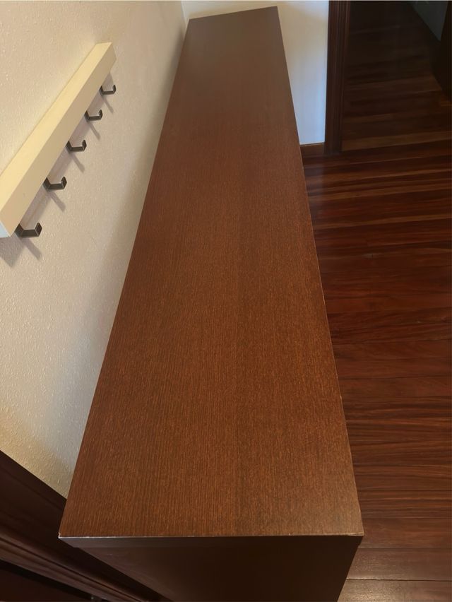Mesa consola Ikea marrón Malm