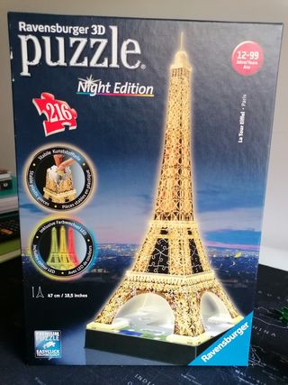 Puzzle 3D Torre Eiffel 216 piezas