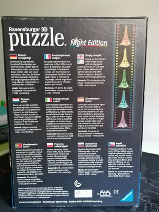 Puzzle 3D Torre Eiffel 216 piezas