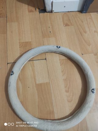 Funda volante beige