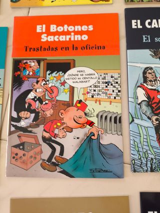 Lote de 12  comic el capitán trueno, el botones S