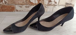 Zapatos Zara negros de tacón