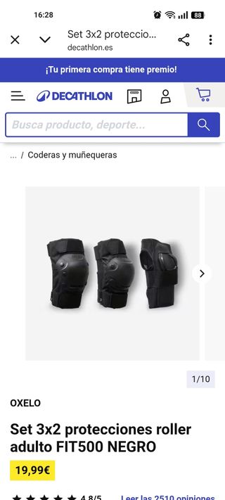 Protectores deportivos adulto