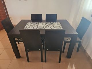 Conjunto Comedor: Mesa + aparador+mesa centro