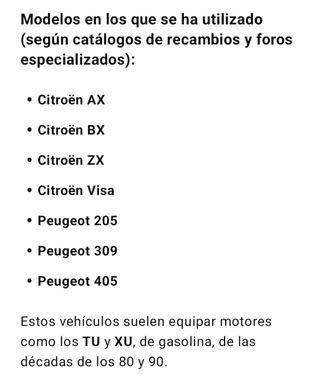 6 bujías psa