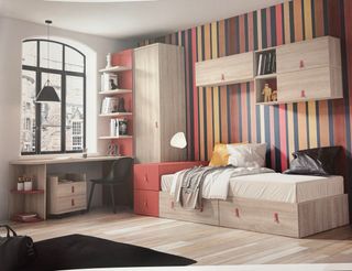 Dormitorio juvenil - 2 camas