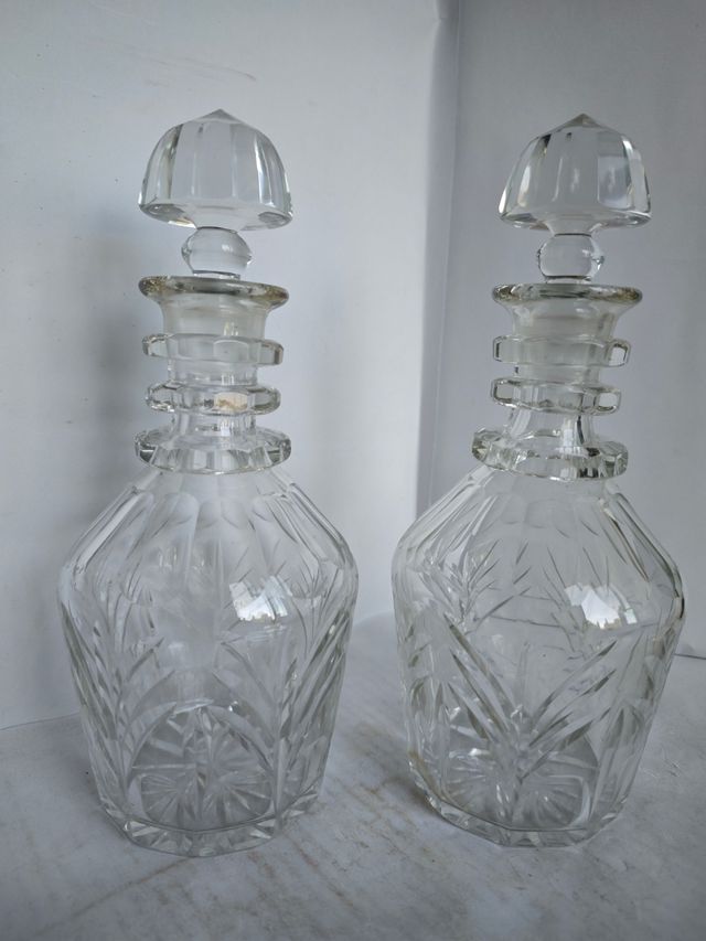 Decanter Cristallo Inciso - 2pz