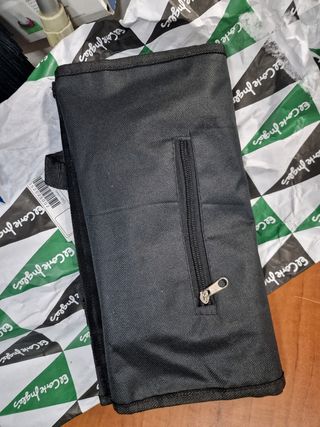 Carrito compra plegable negro