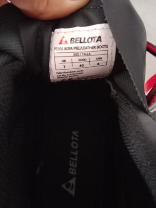 Botas seguridad Bellota talla 40