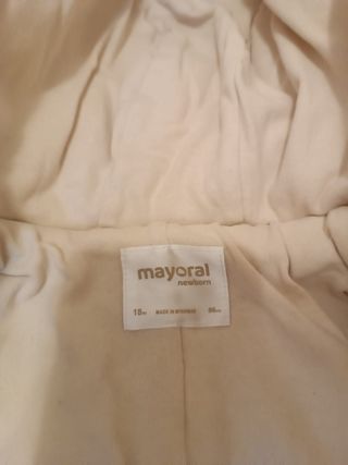 Buzo niña mayoral 18m