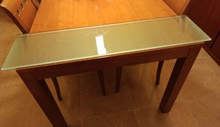 Estantería cristal: repisa moderna