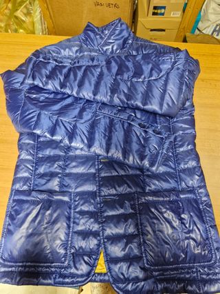 Giubbino trapuntato blu uomo