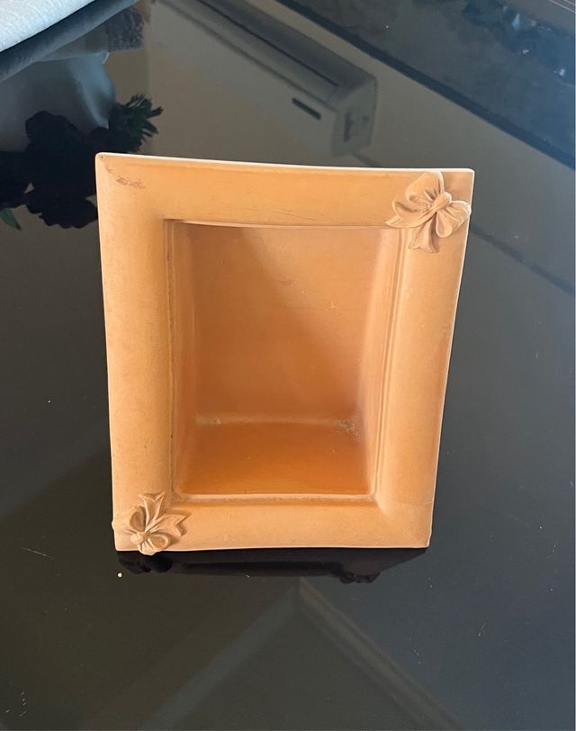 Portafoto Ceramica Beige - Decorativo