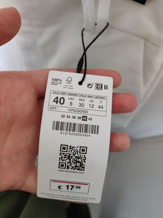 Shorts blancos - Pantalón corto