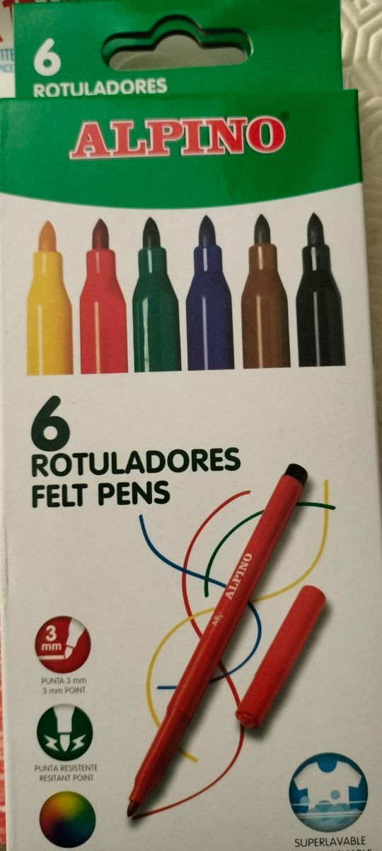 Pack rotuladores y lápices madera