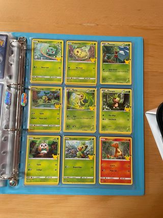Lote de cartas pokemon