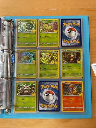 Lote de cartas pokemon