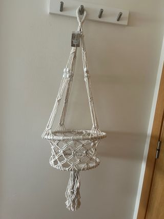 Macetero macramé o cama gatos