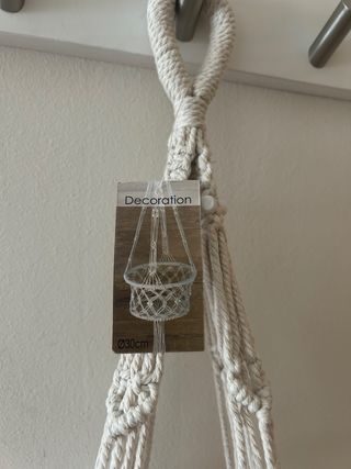 Macetero macramé o cama gatos