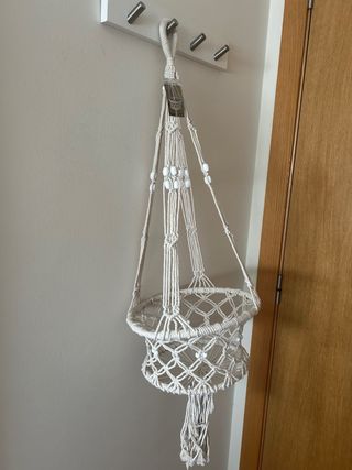 Macetero macramé o cama gatos