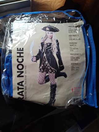 Disfraz pirata talla única