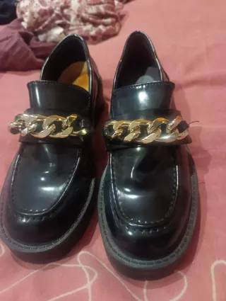 Zapatos Zara negros - Talla 36 con plataforma