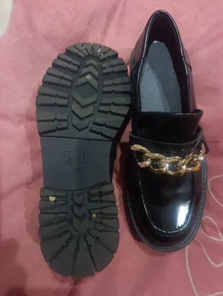 Zapatos Zara negros - Talla 36 con plataforma