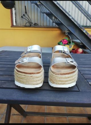 Sandalias Mameluta Plata