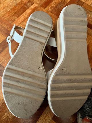 Sandalias REPO blancas mujer nº 37