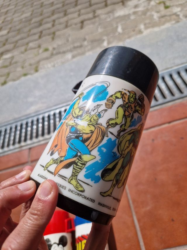 4 Termos Vintage - Marvel & Disney