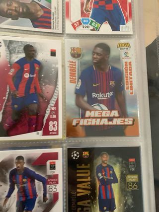 Cromos Ousmane Dembélé FC Barcelona rockie
Francia