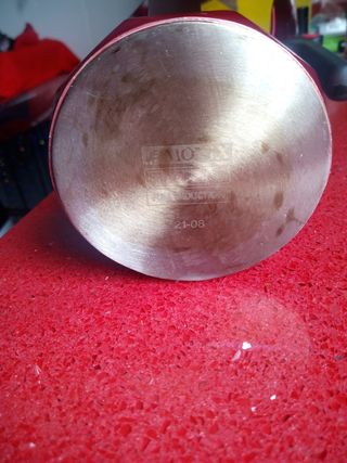 Cafetera italiana roja
