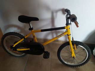 Bicicleta niño 20" naranja (buena marca)