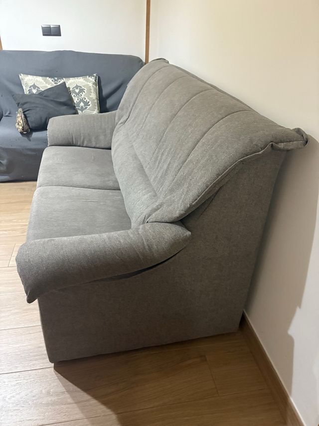 Sofá  gris - 2 plazas