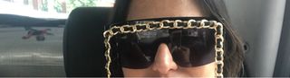 Gafas Chanel - Sol - Cadena dorada 