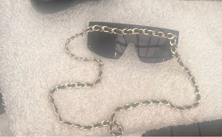 Gafas Chanel - Sol - Cadena dorada