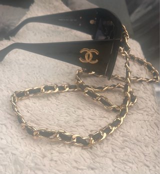 Gafas Chanel - Sol - Cadena dorada