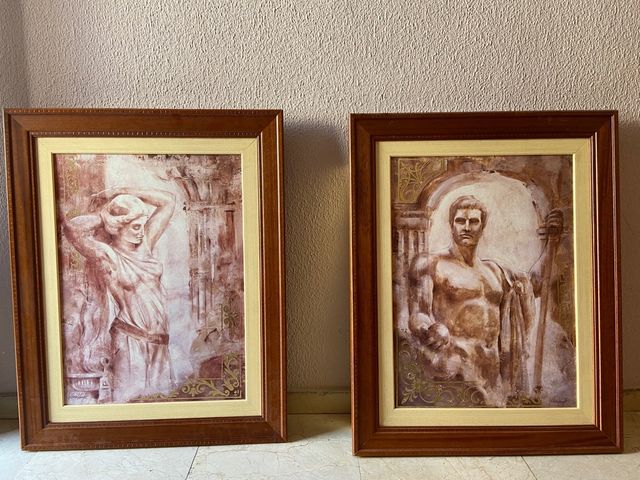 2 Cuadros Clásicos - Estilo Greco