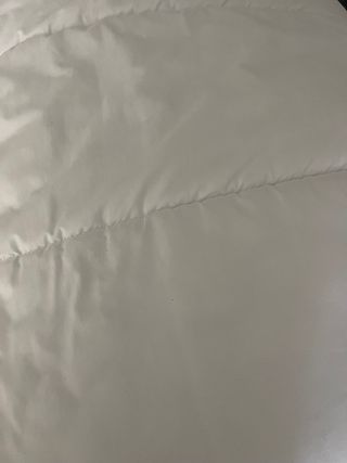 Edredón blanco para cama  2x2 -